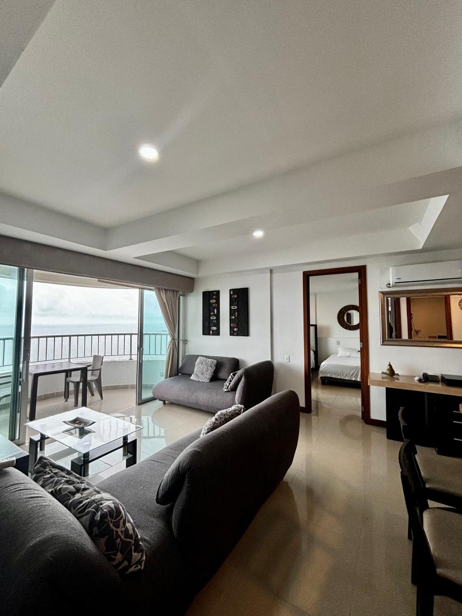 Paraiso En Bocagrande Con Vista Al Mar Cartagena ภายนอก รูปภาพ