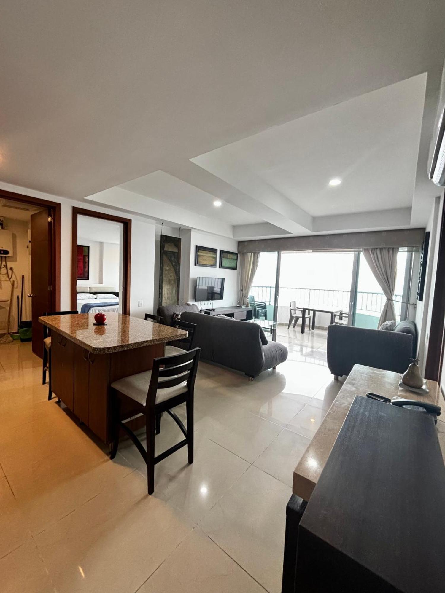Paraiso En Bocagrande Con Vista Al Mar Cartagena ภายนอก รูปภาพ