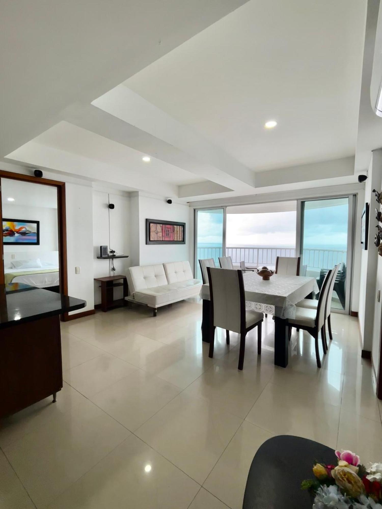 Paraiso En Bocagrande Con Vista Al Mar Cartagena ภายนอก รูปภาพ