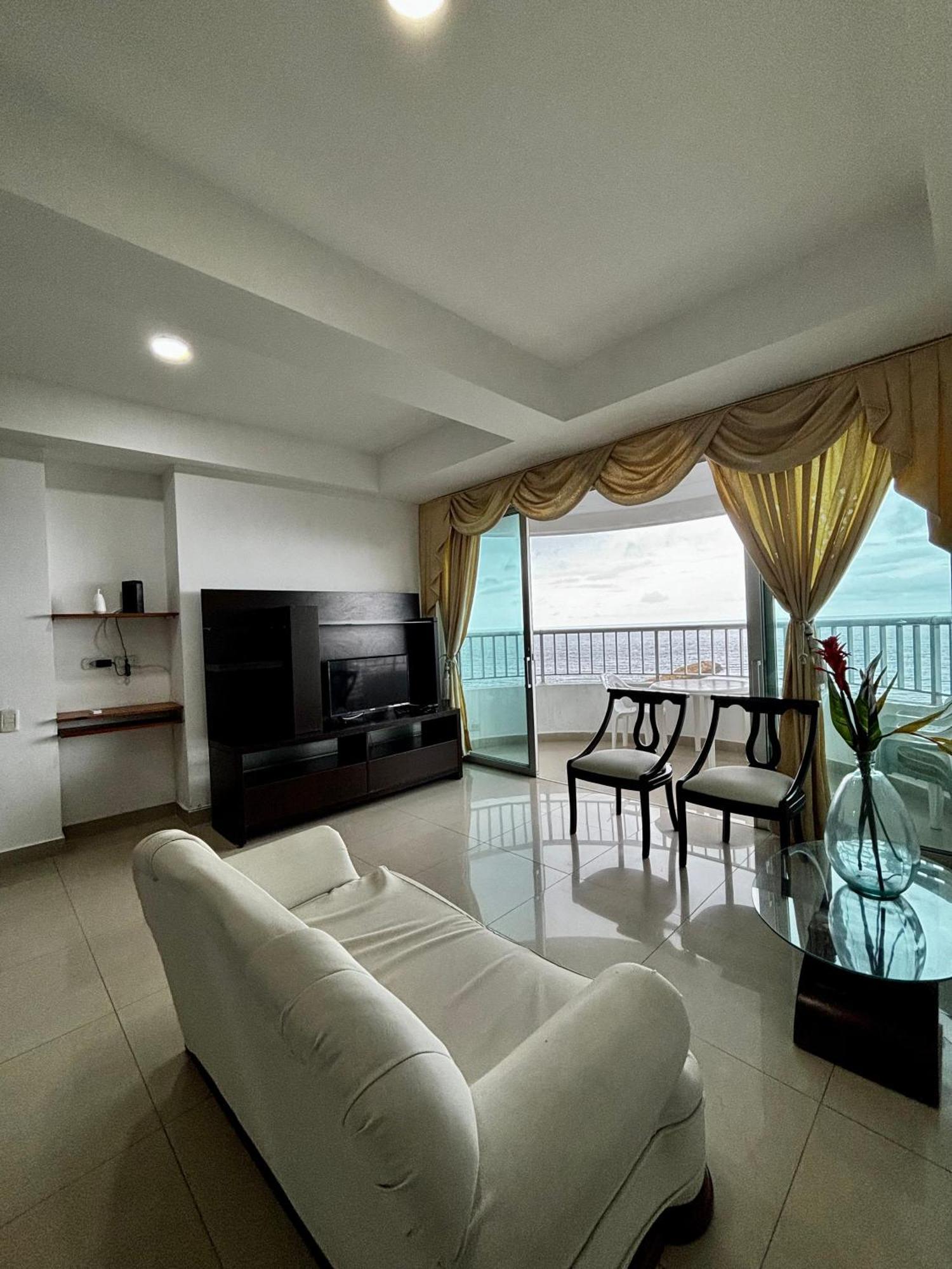 Paraiso En Bocagrande Con Vista Al Mar Cartagena ภายนอก รูปภาพ